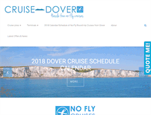 Tablet Screenshot of cruise-dover.co.uk